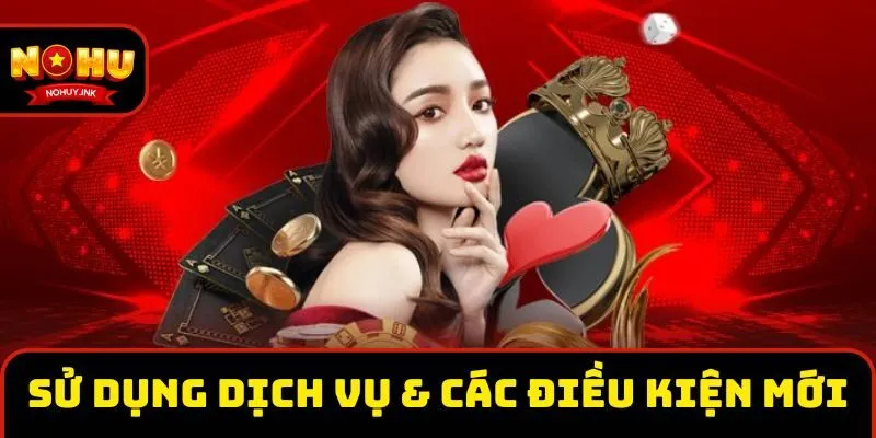 Cách sử dụng dịch vụ & các điều kiện mới