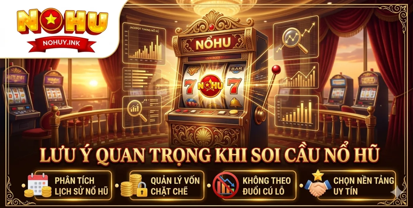 Những lưu ý quan trọng khi áp dụng cách soi cầu nổ hũ